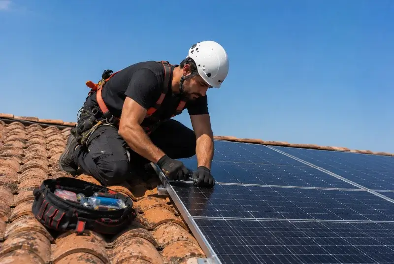 Maintenance et monitoring de panneaux solaires à Saint-Pierre-en-Faucigny