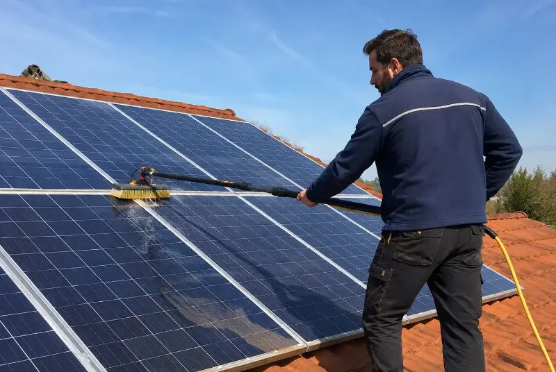 Nettoyage et entretien de panneaux solaires à Saint-Pierre-en-Faucigny